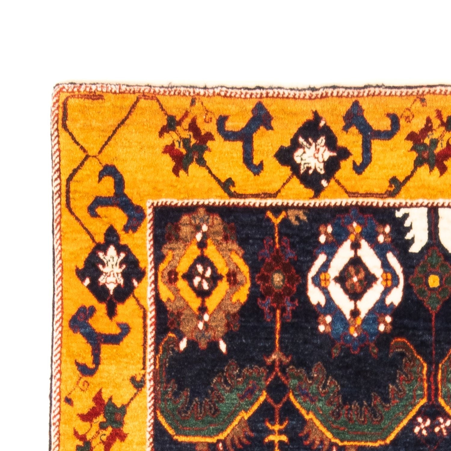 Gabbeh-tæppe - Persisk - 173 x 113 cm - mørkeblå