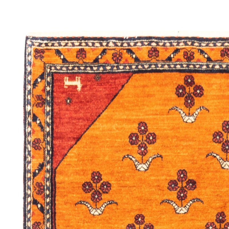 Gabbeh-tæppe - Persisk - 150 x 102 cm - guld