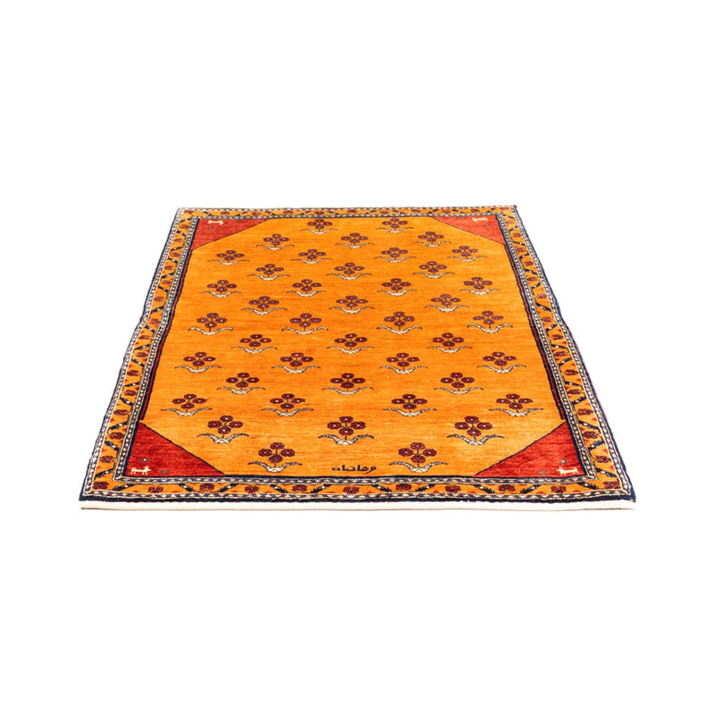 Gabbeh-tæppe - Persisk - 150 x 102 cm - guld
