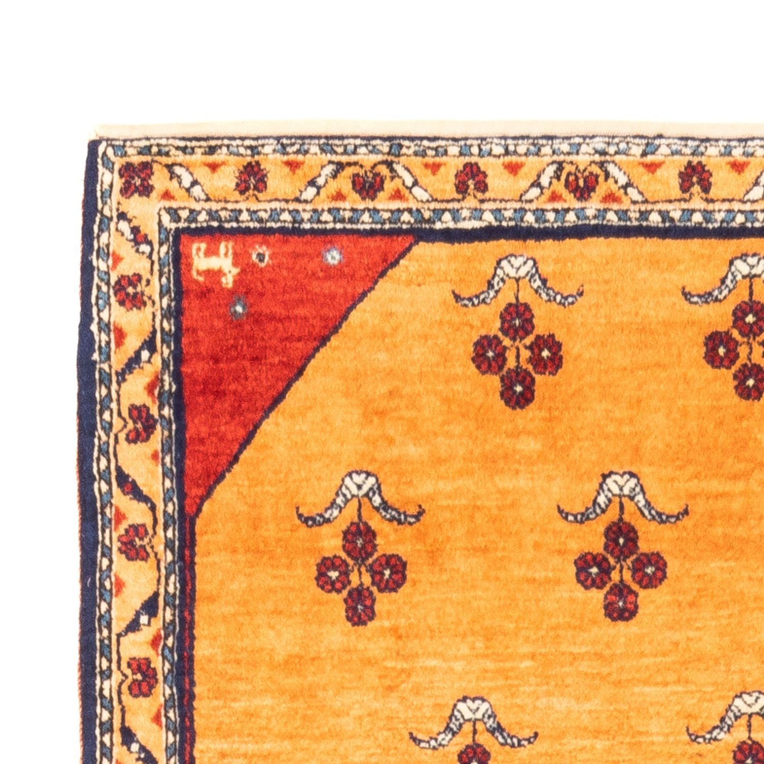 Gabbeh-tæppe - Persisk - 153 x 103 cm - guld