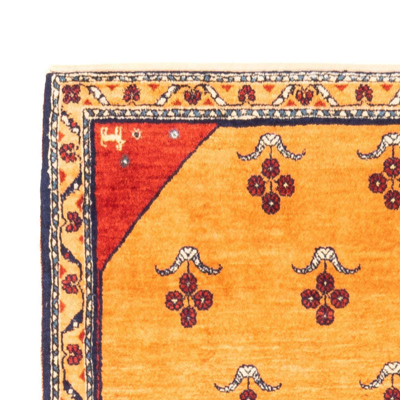 Gabbeh-tæppe - Persisk - 153 x 103 cm - guld