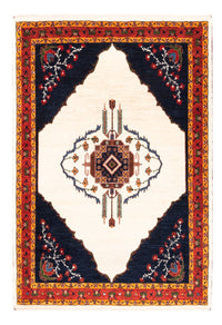 Gabbeh-tæppe - Persisk - 162 x 115 cm - creme
