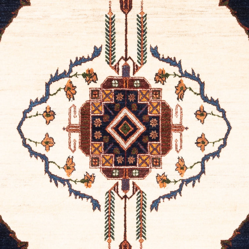 Gabbeh-tæppe - Persisk - 162 x 115 cm - creme