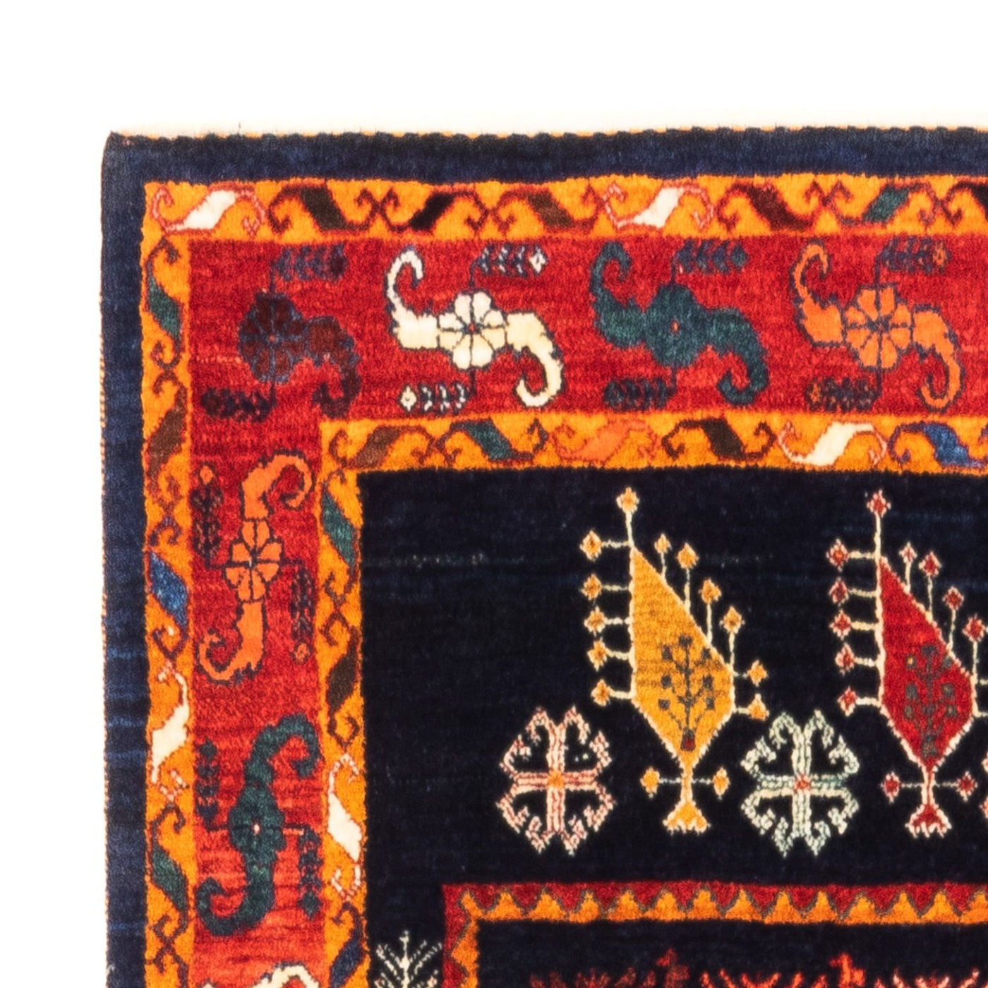 Persisk Gabbeh Tæppe 160x108cm - Perserteppich Wollteppich