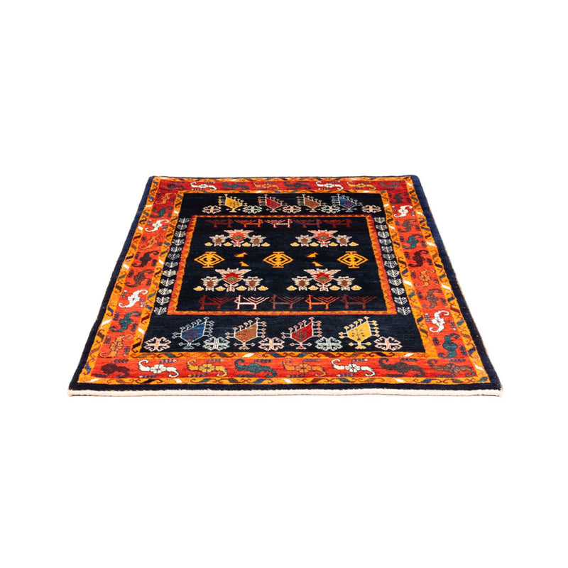 Gabbeh-tæppe - Persisk - 160 x 108 cm - mørkeblå