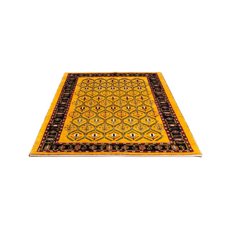 Gabbeh-tæppe - Persisk - 188 x 126 cm - guld