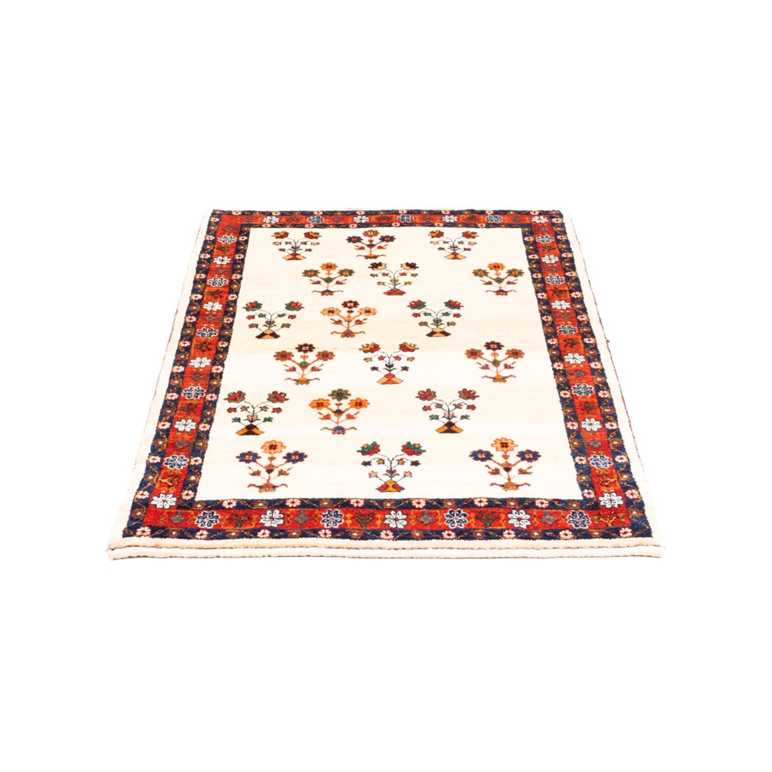 Gabbeh-tæppe - Persisk - 125 x 80 cm - creme