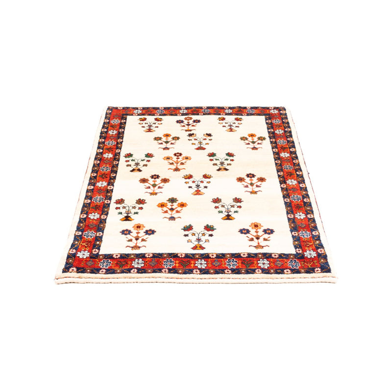 Gabbeh-tæppe - Persisk - 125 x 80 cm - creme