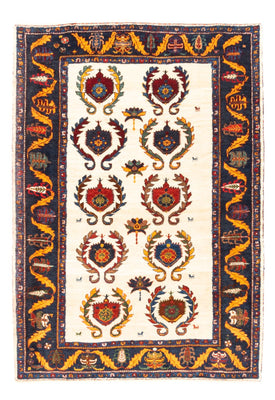 Gabbeh-tæppe - Persisk - 155 x 115 cm - creme