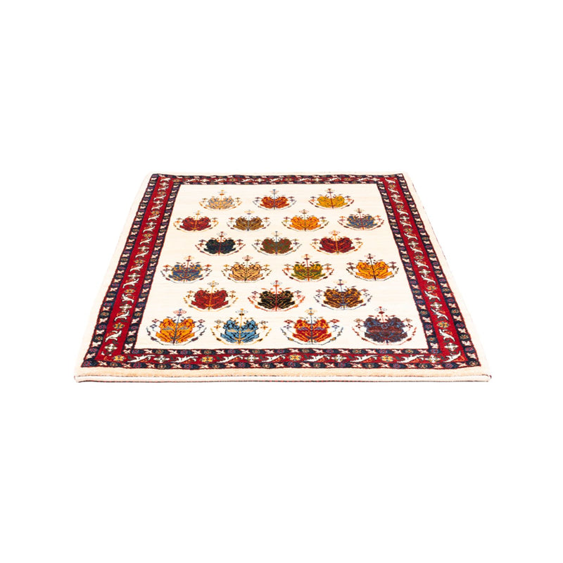 Gabbeh-tæppe - Persisk - 140 x 105 cm - creme