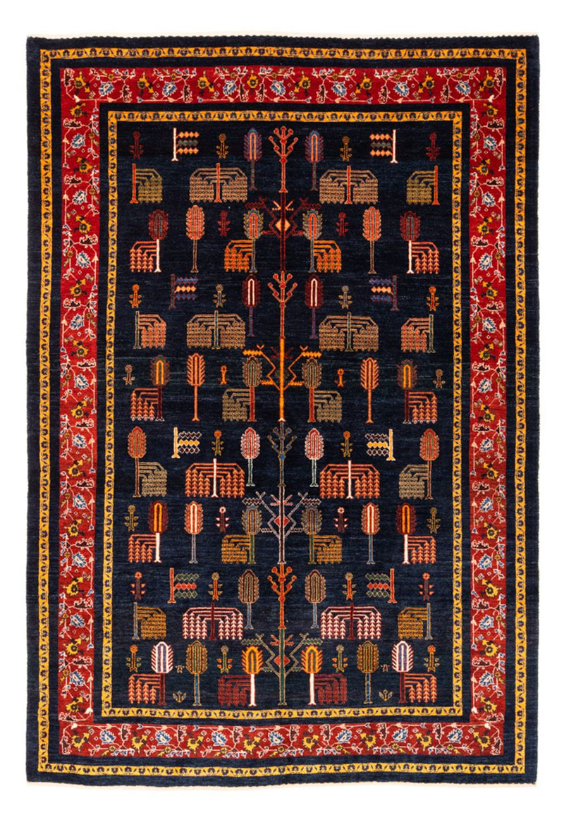 Gabbeh-tæppe - Persisk - 240 x 170 cm - mørkeblå