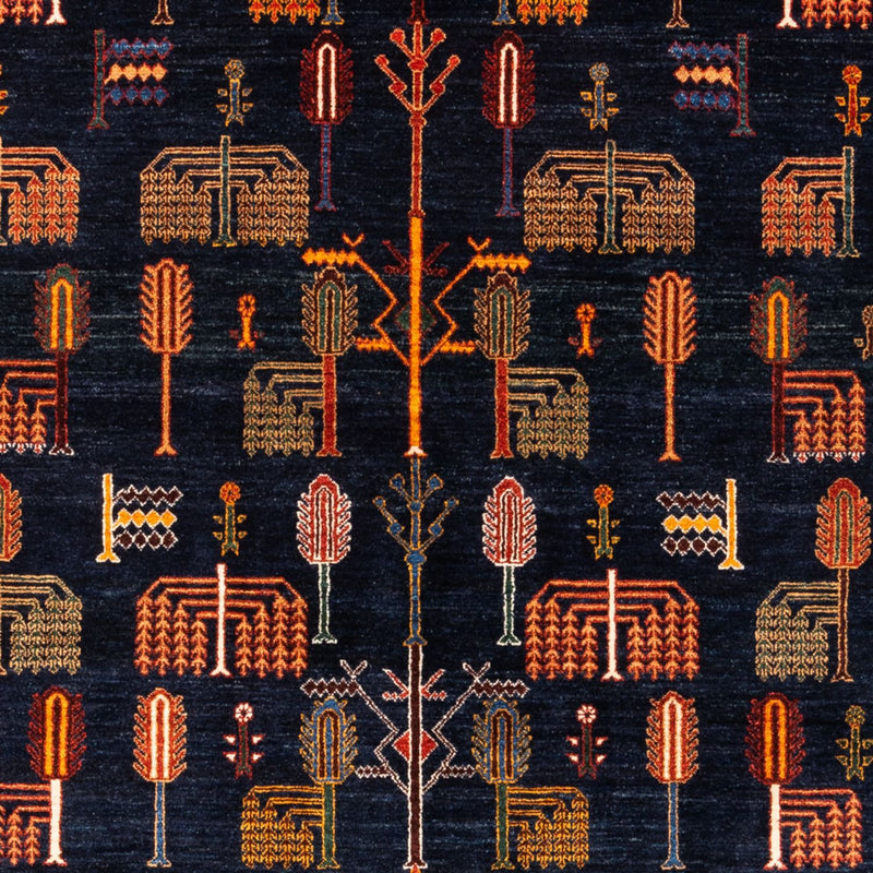 Gabbeh-tæppe - Persisk - 240 x 170 cm - mørkeblå