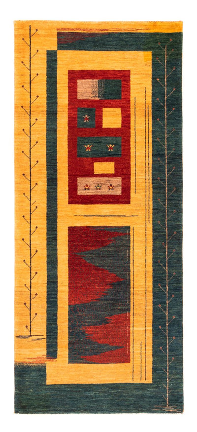 Persisk Gabbeh Tæppe 80x198cm - Perserteppich Wollteppich