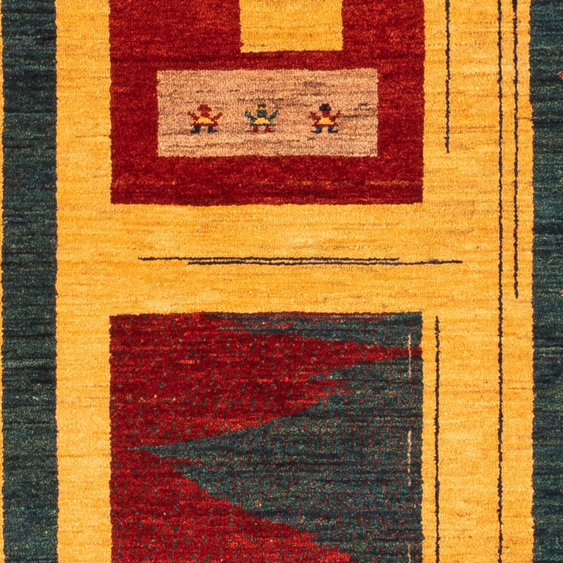 Løber Gabbeh-tæppe - Persisk - 198 x 80 cm - flerfarvet
