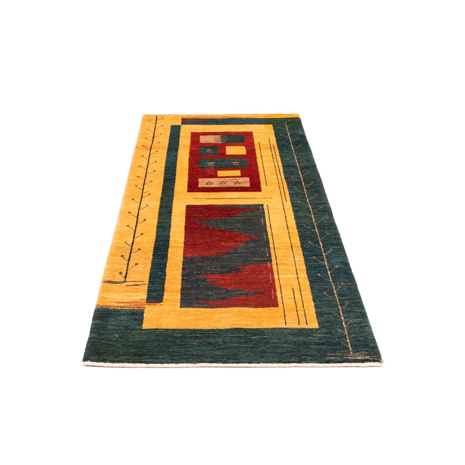 Løber Gabbeh-tæppe - Persisk - 198 x 80 cm - flerfarvet