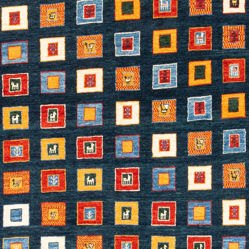 Gabbeh-tæppe - Persisk - 238 x 168 cm - flerfarvet