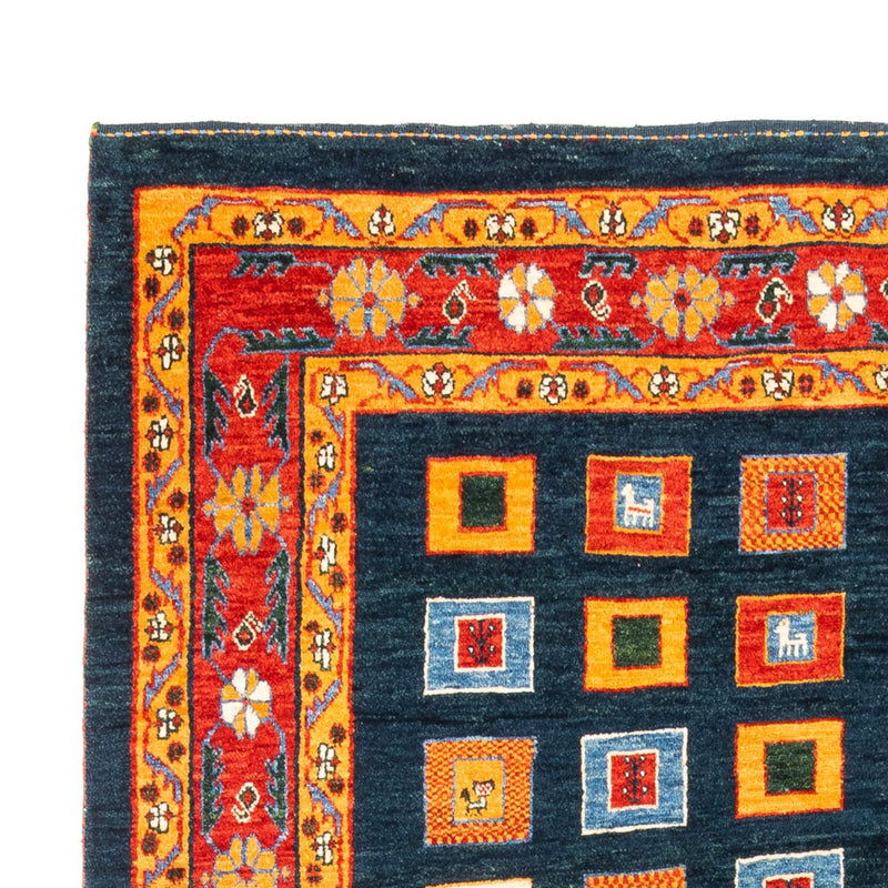 Gabbeh-tæppe - Persisk - 238 x 168 cm - flerfarvet