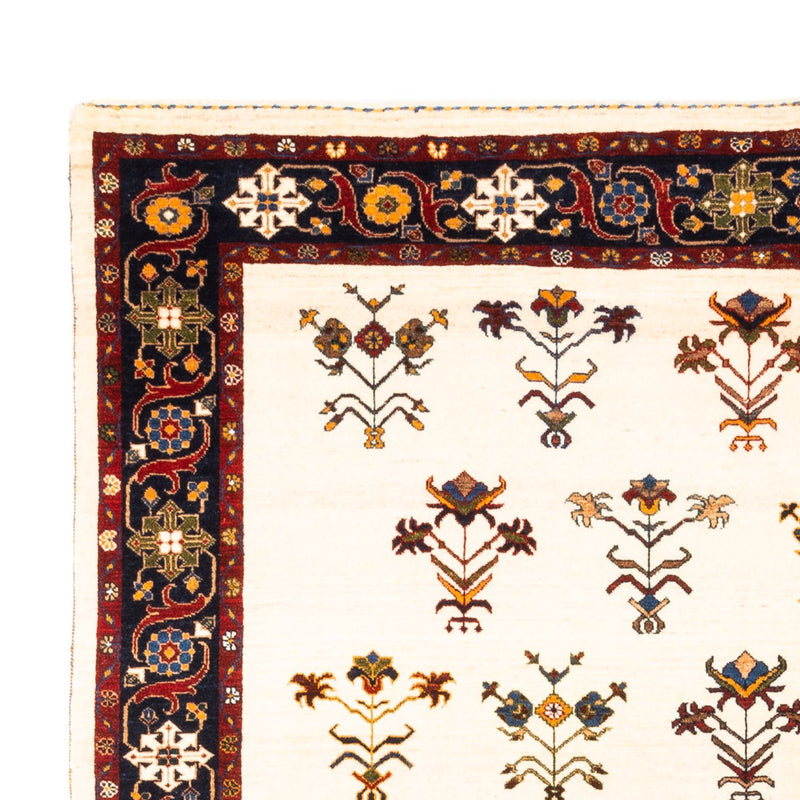 Gabbeh-tæppe - Persisk - 245 x 177 cm - creme
