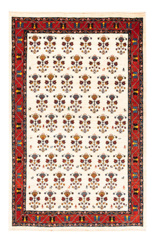 Gabbeh-tæppe - Persisk - 194 x 127 cm - creme