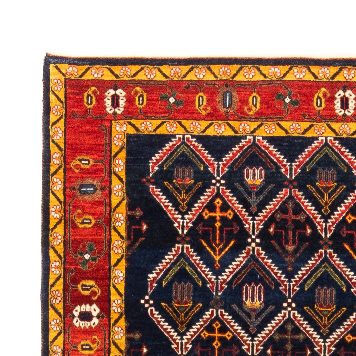 Persisk Gabbeh Tæppe 143x205cm - Perserteppich Wollteppich
