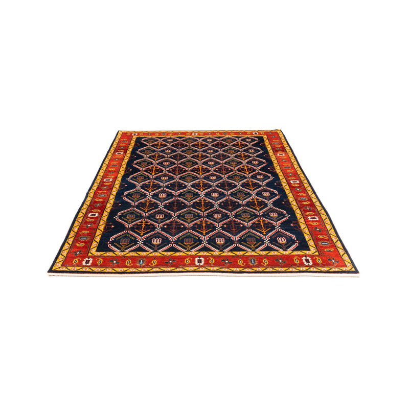 Gabbeh-tæppe - Persisk - 205 x 143 cm - mørkeblå