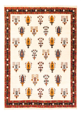 Gabbeh-tæppe - Persisk - 215 x 152 cm - creme