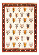 Persisk Gabbeh Tæppe 215x152cm - Perserteppich Wollteppich