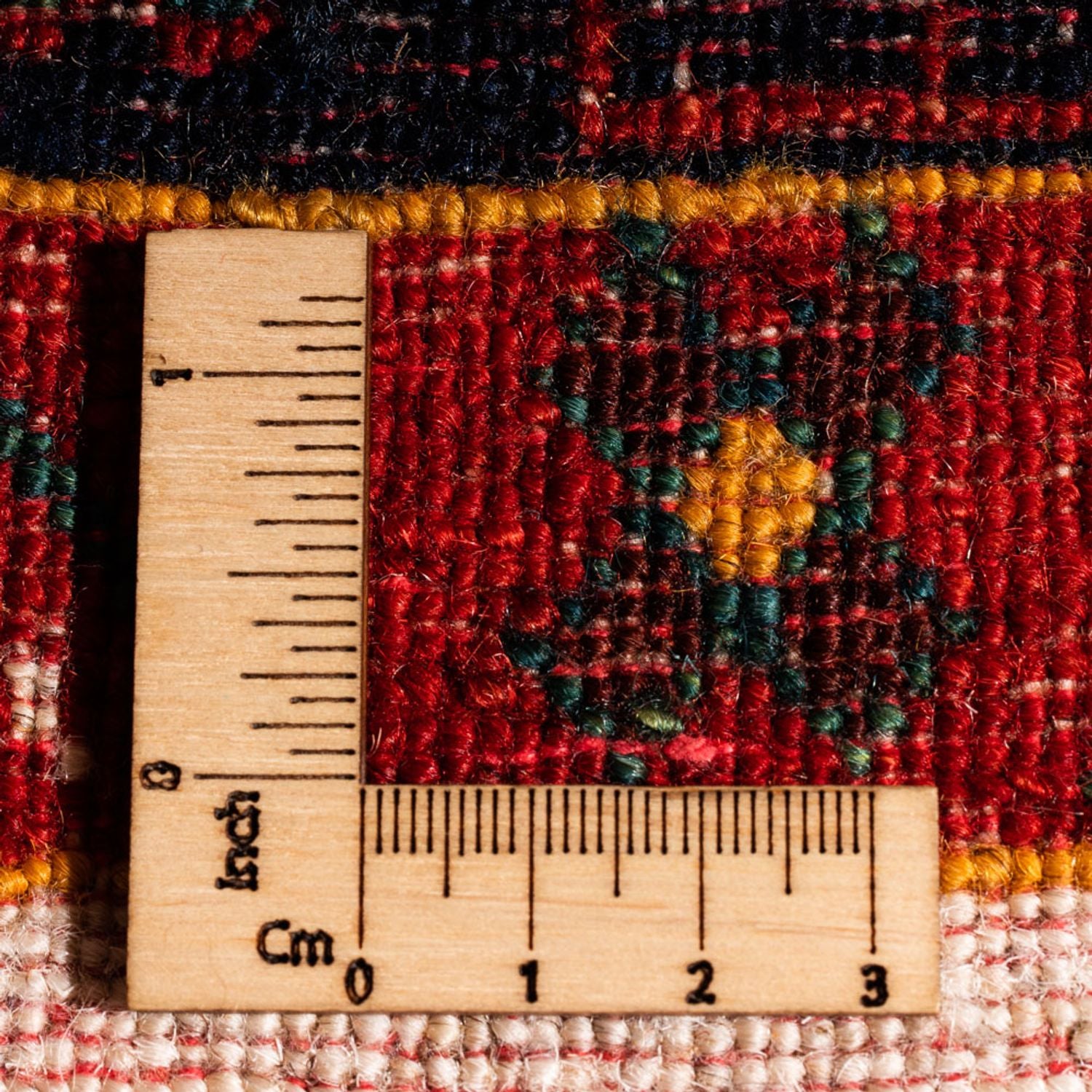 Gabbeh-tæppe - Persisk - 215 x 152 cm - creme