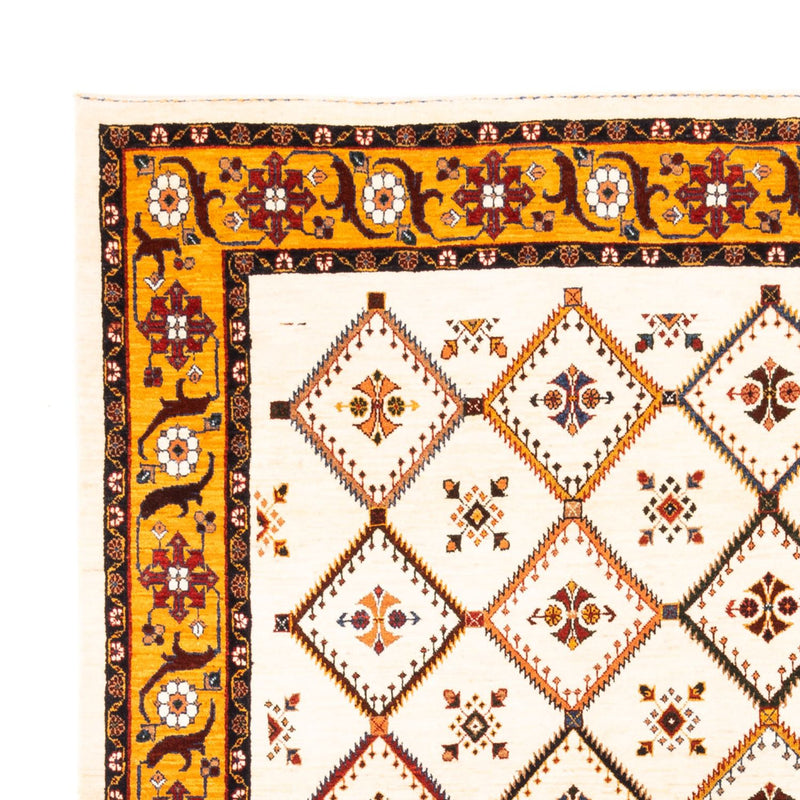 Gabbeh-tæppe - Persisk - 234 x 180 cm - creme