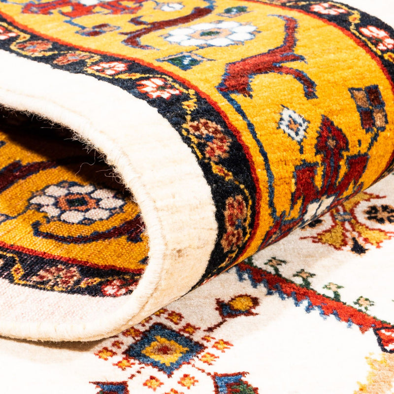 Gabbeh-tæppe - Persisk - 234 x 180 cm - creme