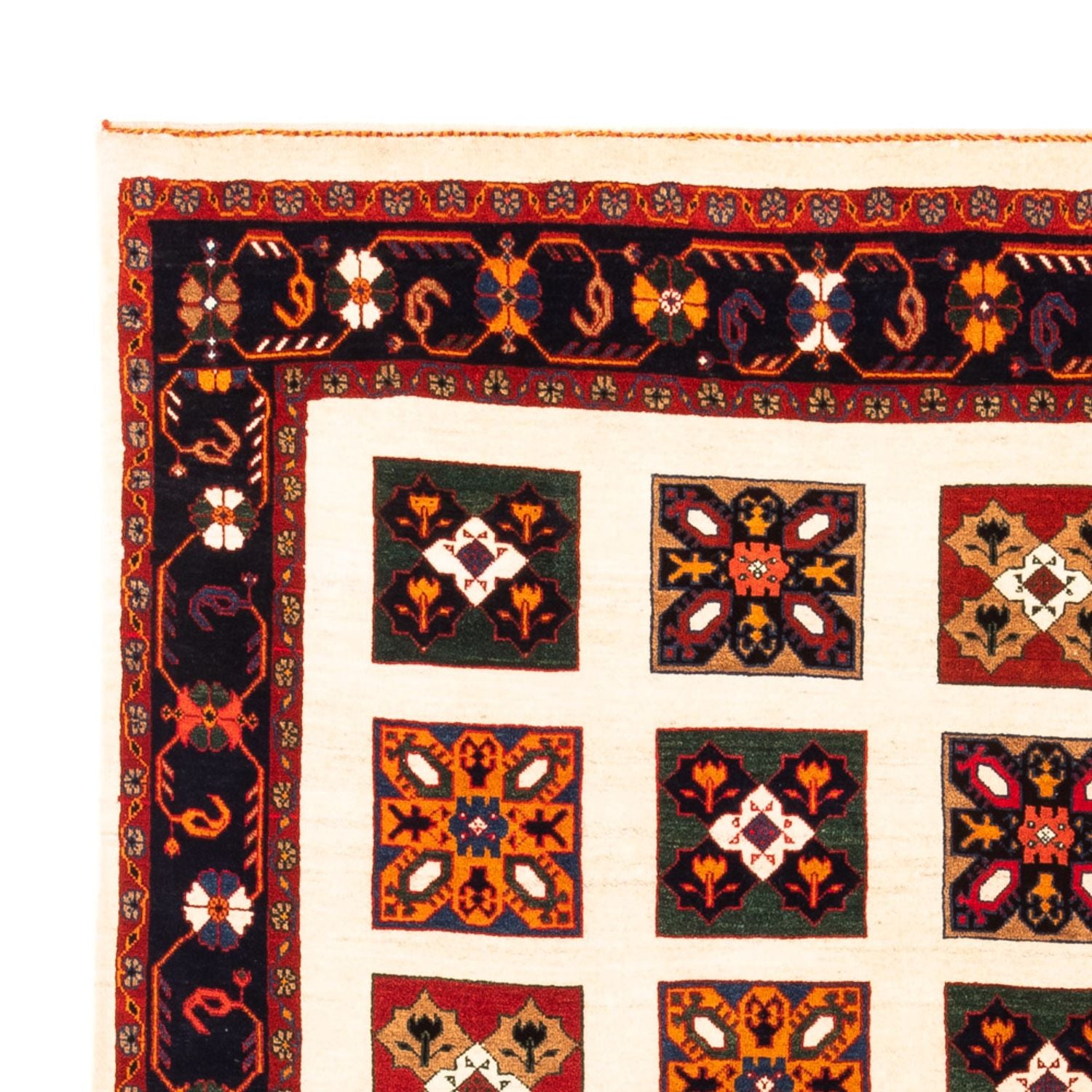 Gabbeh-tæppe - Persisk - 210 x 150 cm - beige