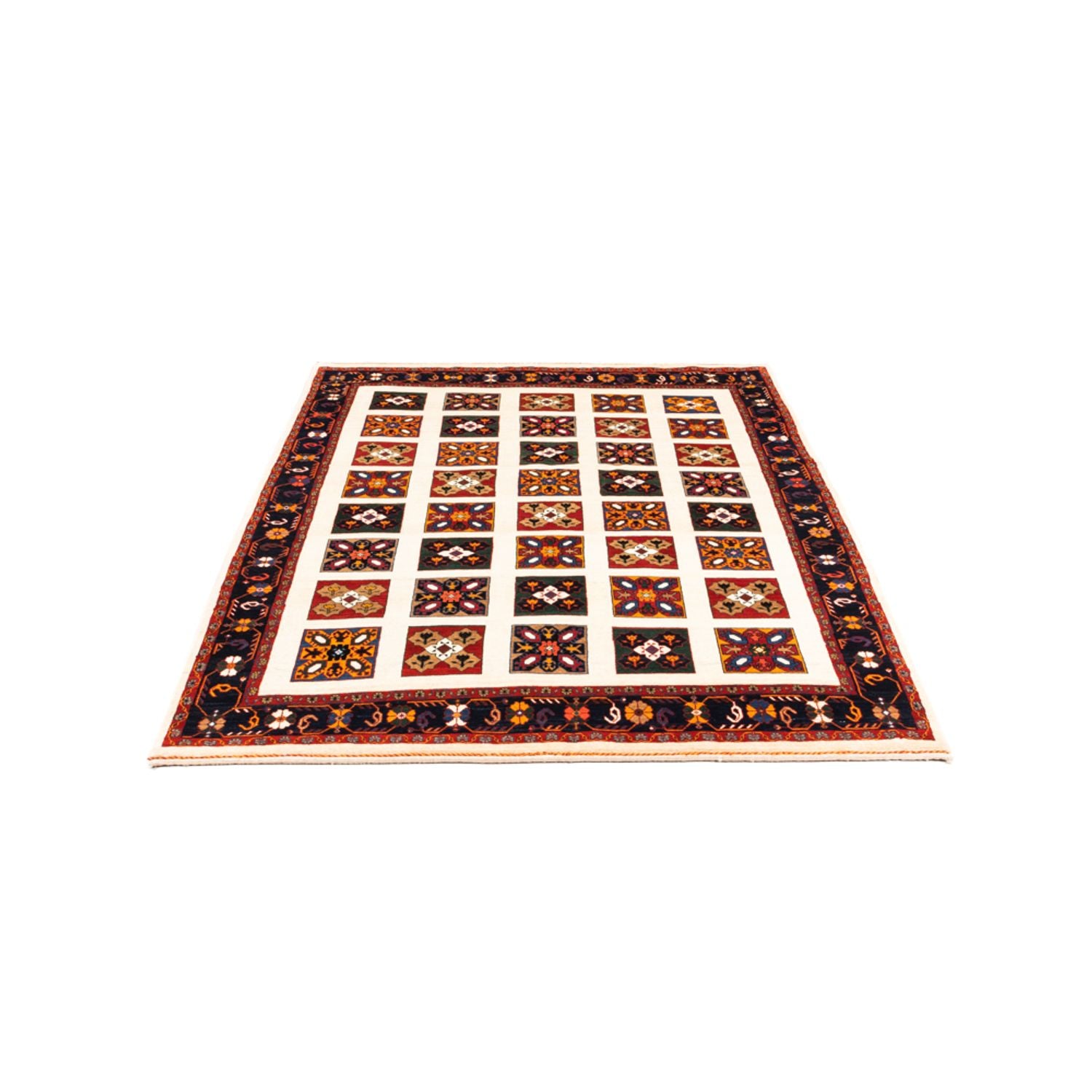 Gabbeh-tæppe - Persisk - 210 x 150 cm - beige