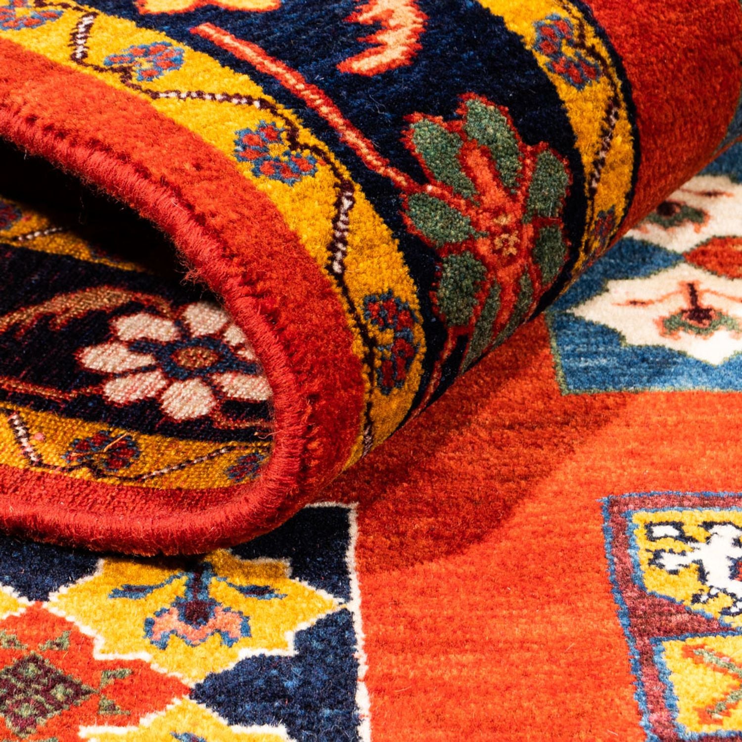 Gabbeh-tæppe - Persisk - 213 x 150 cm - orange