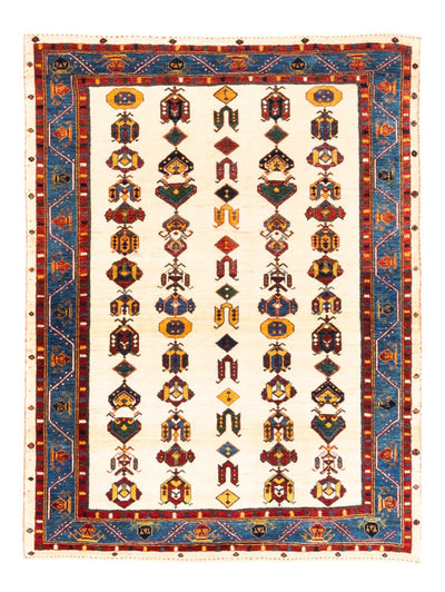 Persisk Gabbeh Tæppe 145x194cm - Perserteppich Wollteppich