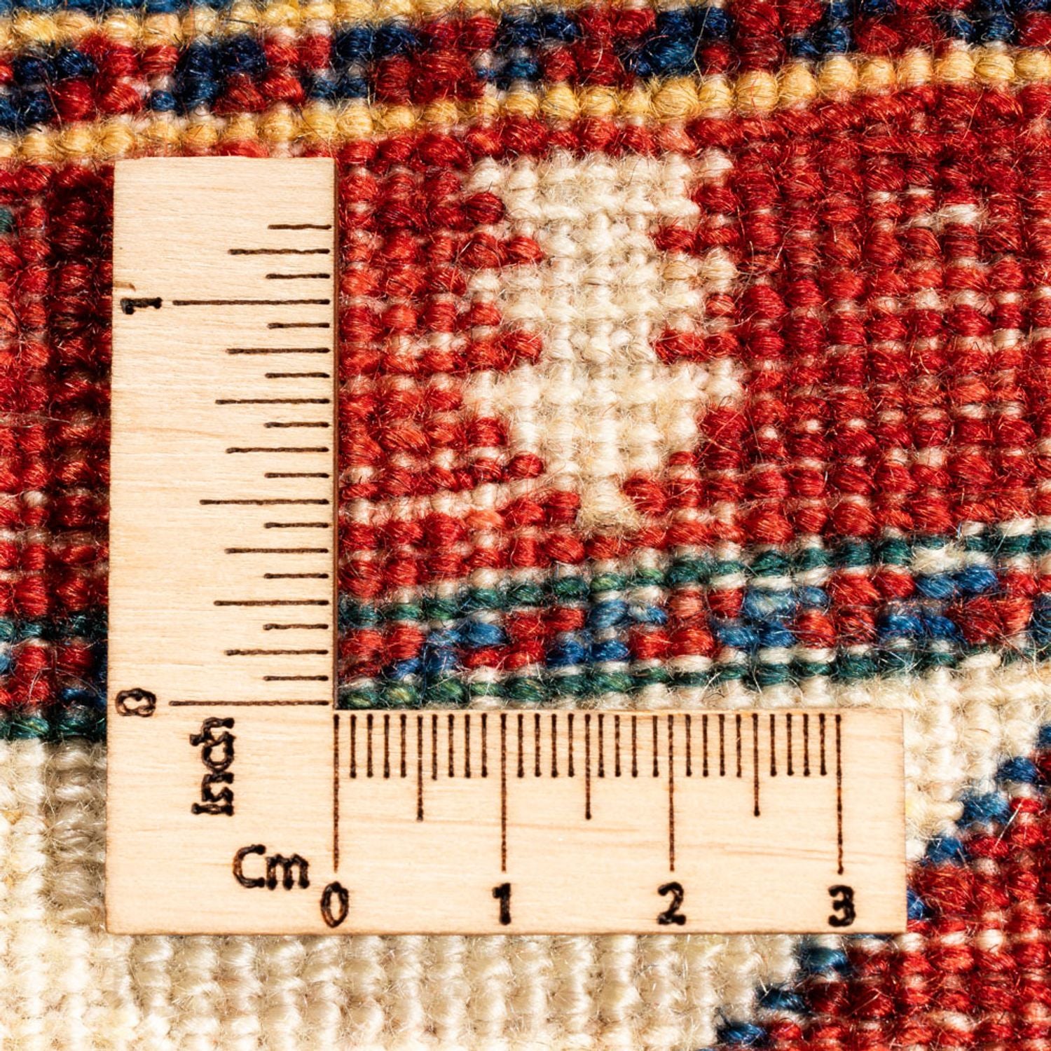 Gabbeh-tæppe - Persisk - 194 x 145 cm - creme
