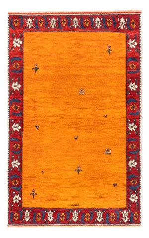 Gabbeh-tæppe - Persisk - 165 x 107 cm - guld