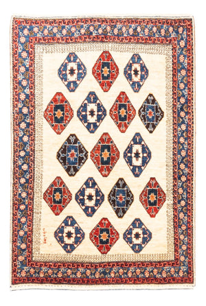 Gabbeh-tæppe - Persisk - 153 x 100 cm - creme