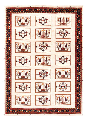 Gabbeh-tæppe - Persisk - 210 x 154 cm - creme