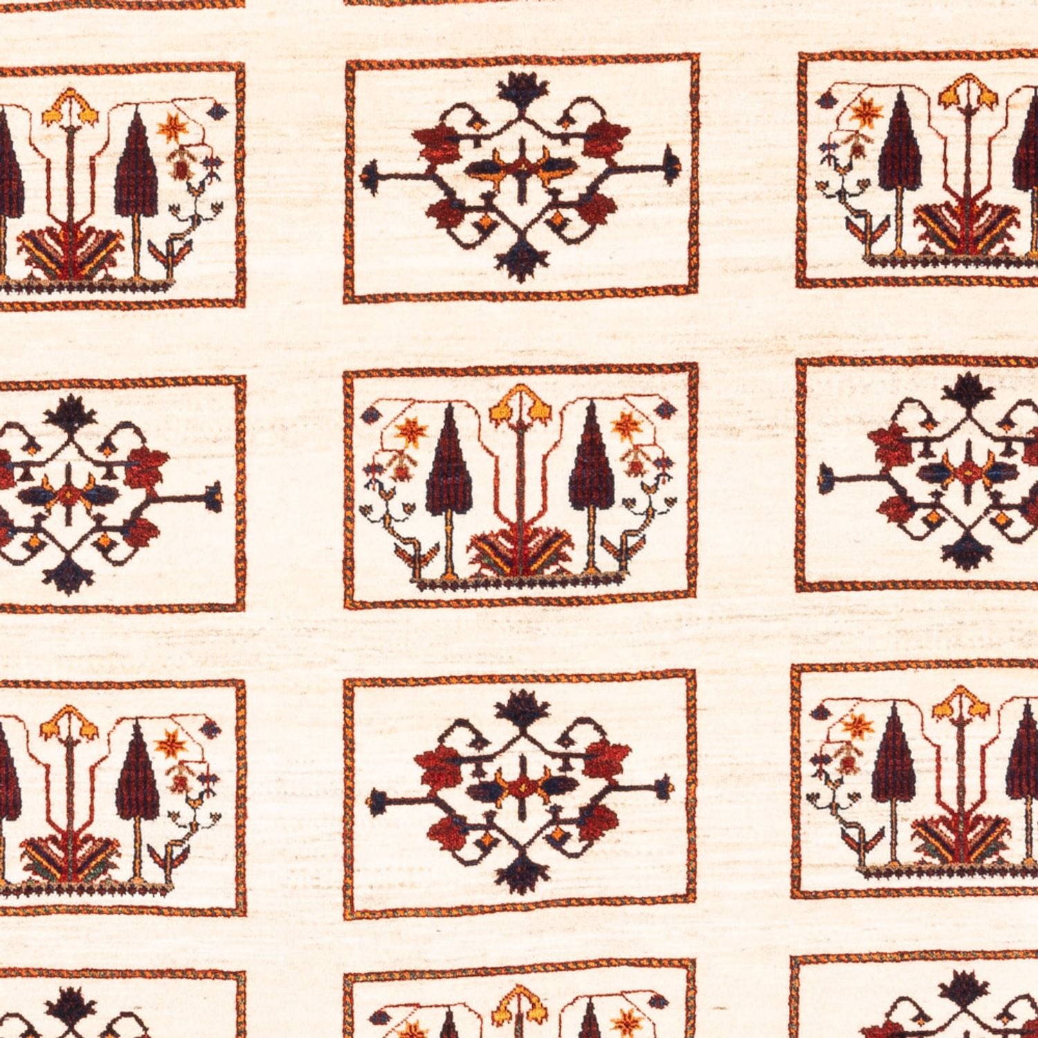Gabbeh-tæppe - Persisk - 210 x 154 cm - creme
