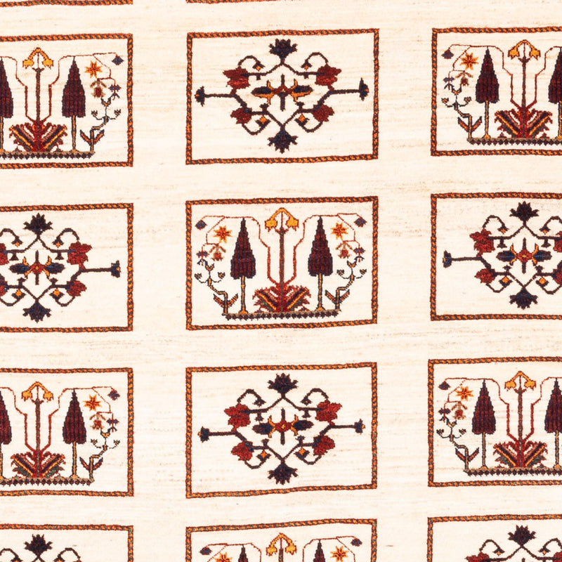 Gabbeh-tæppe - Persisk - 210 x 154 cm - creme