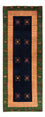 Løber Gabbeh-tæppe - Persisk - 202 x 82 cm - mørkeblå