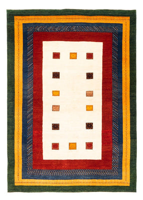 Gabbeh-tæppe - Persisk - 243 x 174 cm - creme