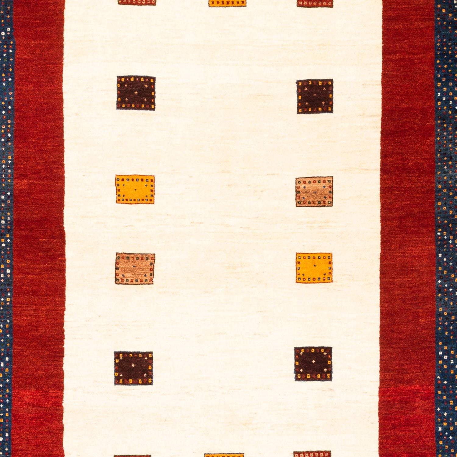 Gabbeh-tæppe - Persisk - 243 x 174 cm - creme