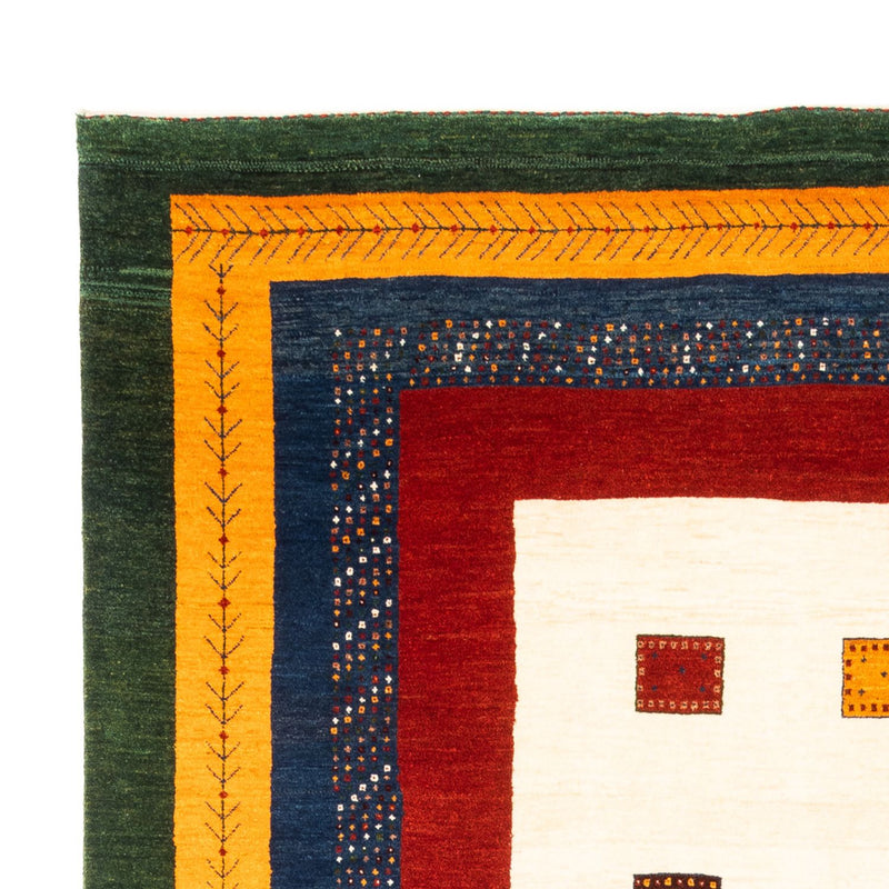 Gabbeh-tæppe - Persisk - 243 x 174 cm - creme