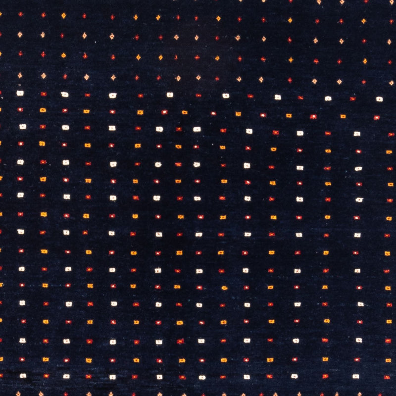 Gabbeh-tæppe - Persisk - 190 x 151 cm - mørkeblå
