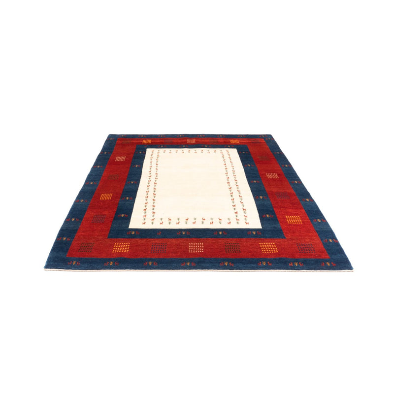 Gabbeh-tæppe - Persisk - 202 x 155 cm - creme
