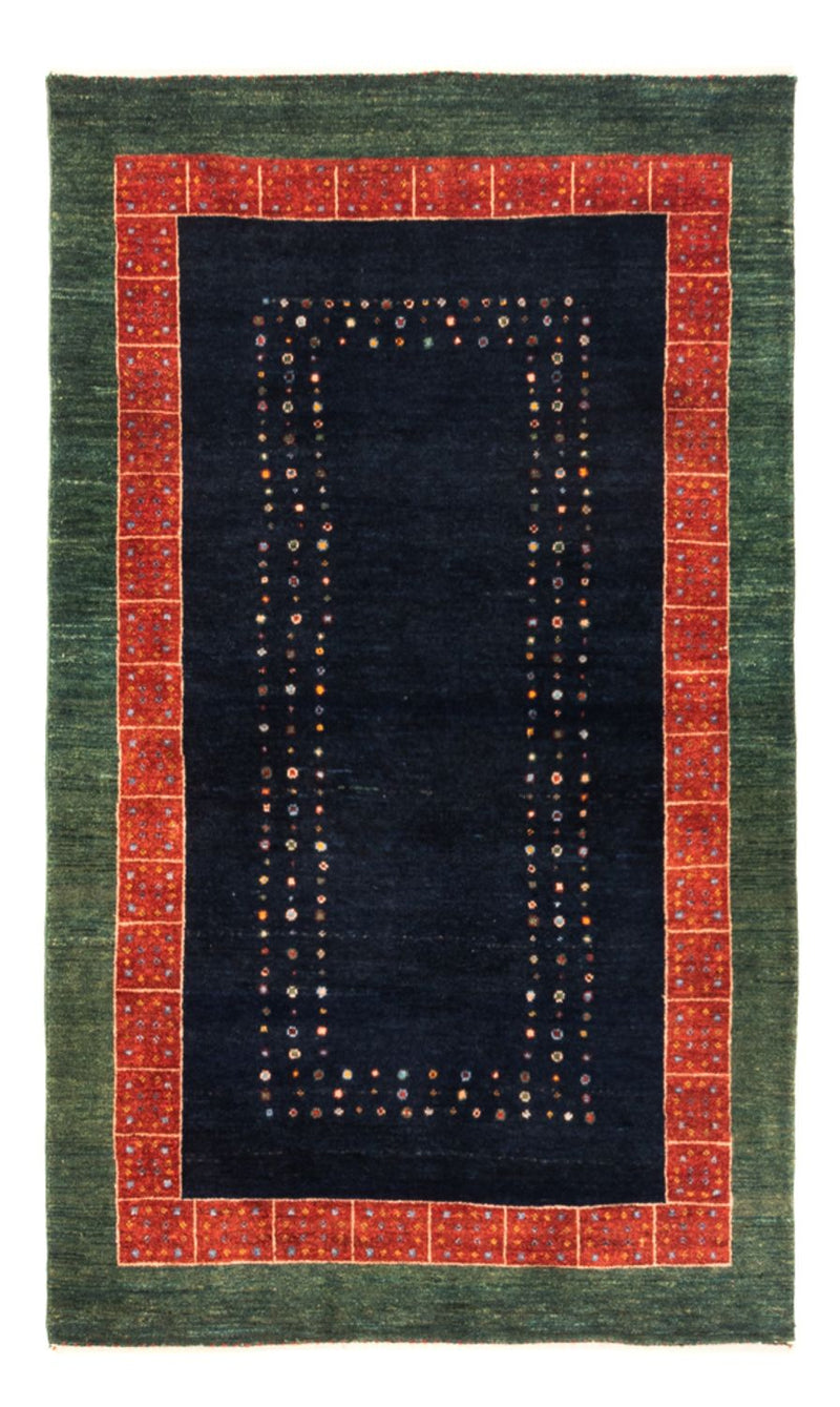 Gabbeh-tæppe - Persisk - 160 x 100 cm - mørkeblå