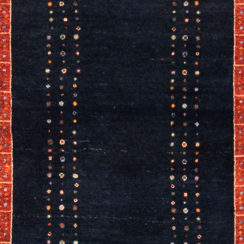 Gabbeh-tæppe - Persisk - 160 x 100 cm - mørkeblå