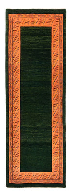 Løber Gabbeh-tæppe - Persisk - 232 x 85 cm - mørkeblå