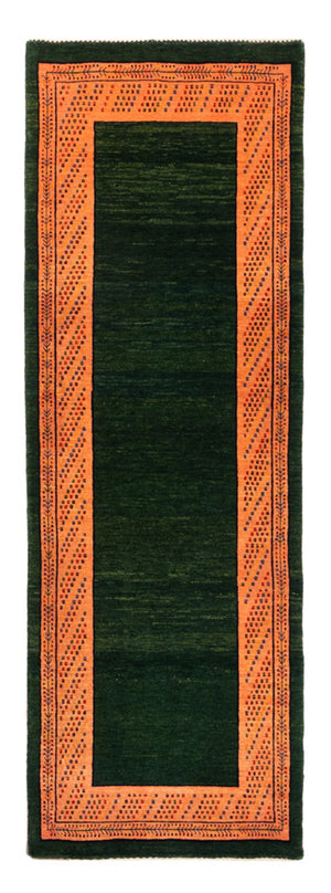 Løber Gabbeh-tæppe - Persisk - 232 x 85 cm - mørkeblå